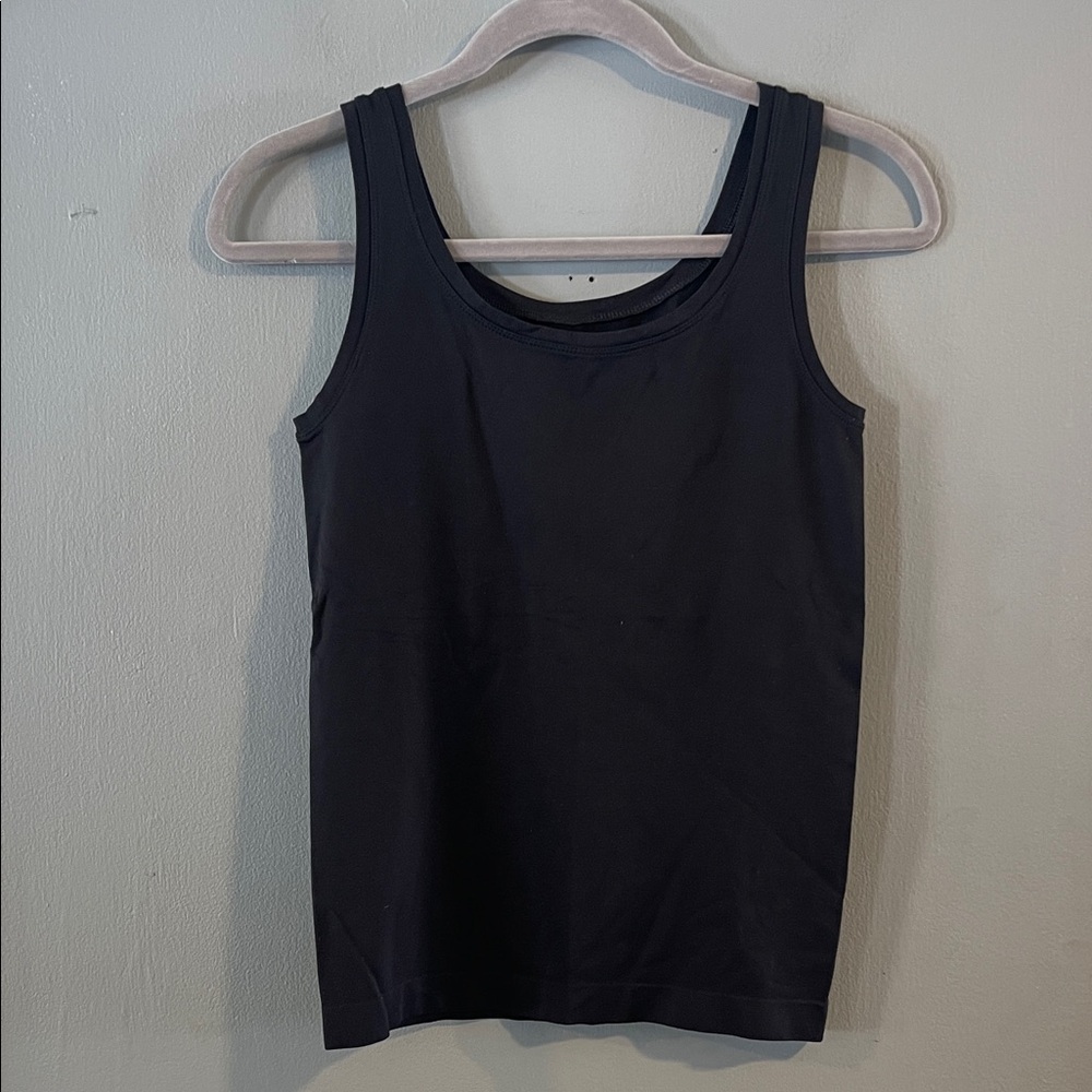 Soma Seamless Fitted Black Tank‎ Top Size Small